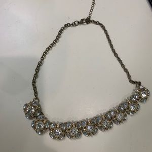 J Crew diamond jeweled necklace